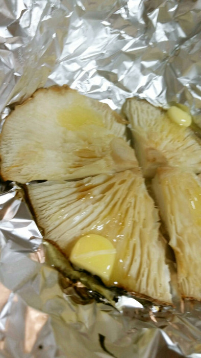 生椎茸のバター焼きの写真