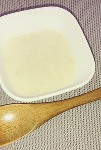 離乳食初期❀豆乳パンがゆ