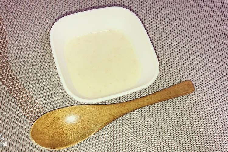 離乳食初期 豆乳パンがゆ レシピ 作り方 By はるママ419 クックパッド 簡単おいしいみんなのレシピが360万品