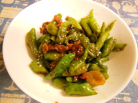 甘しし唐・豚肉の甘辛炒め