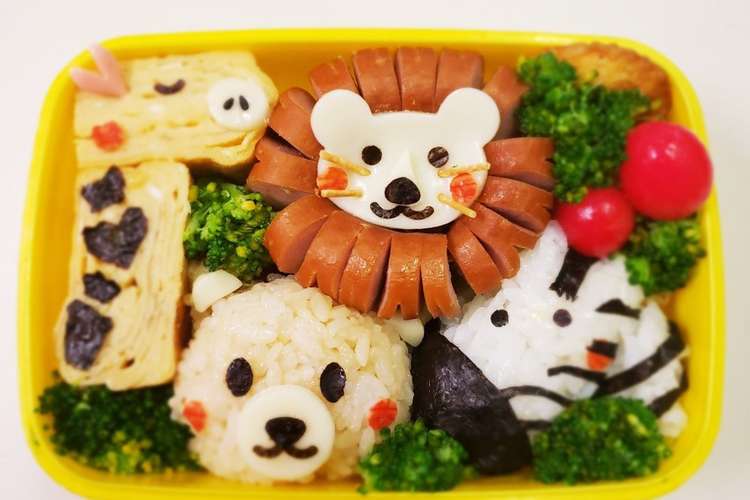 動物 シマウマ のお弁当 レシピ 作り方 By お鶴 クックパッド 簡単おいしいみんなのレシピが352万品