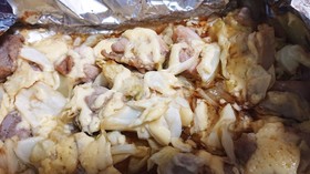 簡単!鶏肉キャベツのホイル焼き醤油マヨ味