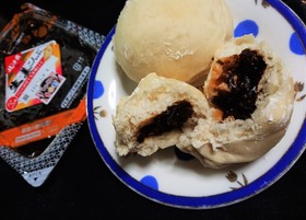 もっちり ふじっこ煮しょうがこんぶパン