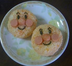 キャラ弁 アンパンマンおにぎり