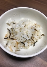 松茸のお吸い物の素使用、炊きこみご飯
