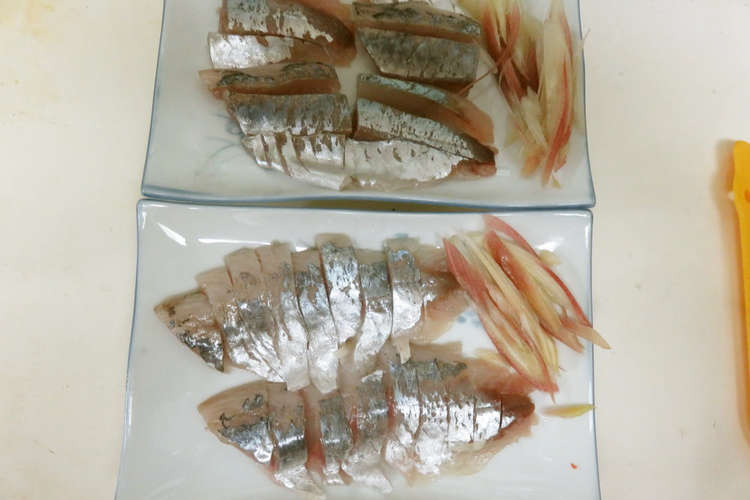 鯵の刺身は切り方で食味が変わる レシピ 作り方 By しげじいじ クックパッド 簡単おいしいみんなのレシピが353万品