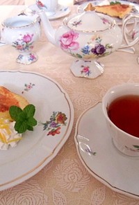 柚子シフォン・フライパンケーキ