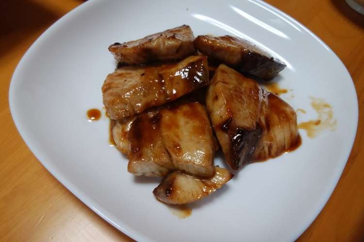 カンパチの刺身で照り焼き レシピ 作り方 By つきみだんご クックパッド
