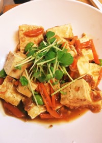 炒蝦蚝油豆腐