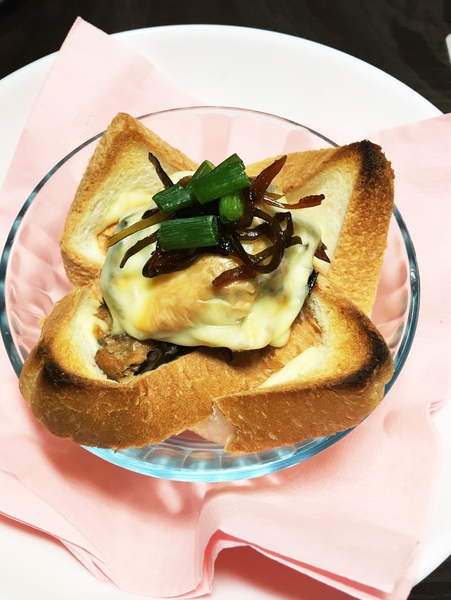 鯖味噌煮缶とふじっ子煮のチーズカップの画像
