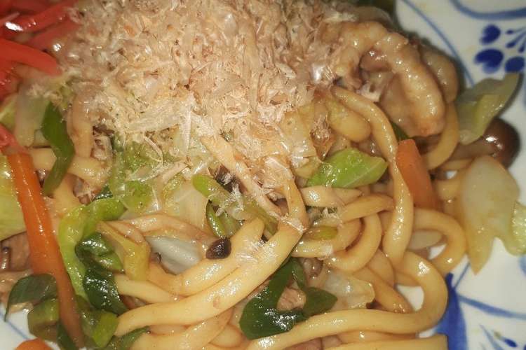 ハッピーコールパンで楽チン焼きうどん レシピ 作り方 By ぴょぬさ クックパッド