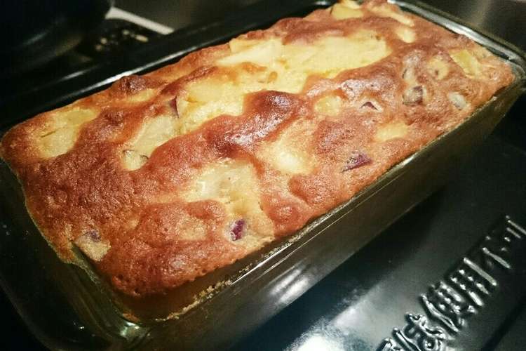 秋 りんごとさつまいものパウンドケーキ レシピ 作り方 By くーちんうさちん クックパッド