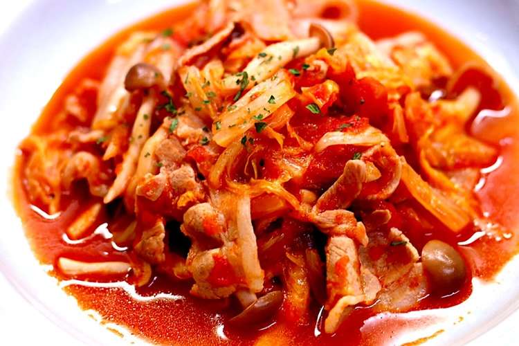白菜と豚バラ肉のトマト煮込み レシピ 作り方 By ローズ ローズ06 クックパッド 簡単おいしいみんなのレシピが355万品