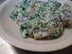ほうれん草の白和え
