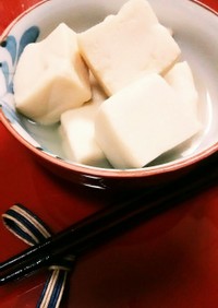 調味料１つだけ。高野豆腐のサッと煮