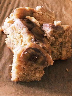 おからのバナナケーキ。砂糖なし炊飯器