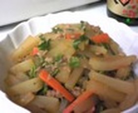 大根とツナの炒め煮