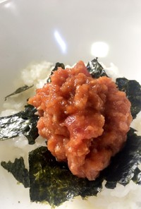 超簡単☆韓国風マグロのタタキ丼