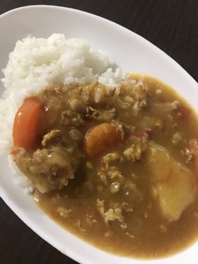 市販のルーを使わない!米粉のカレー