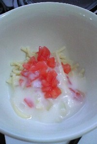 離乳食・中期■トマトクリームスパゲティー