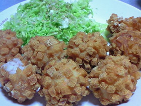 大好き海老の鹿の子揚げ