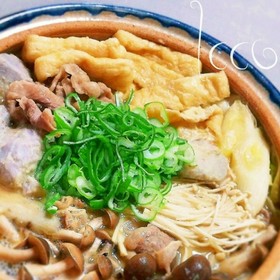 芋煮風?里芋と牛肉の味噌生姜鍋