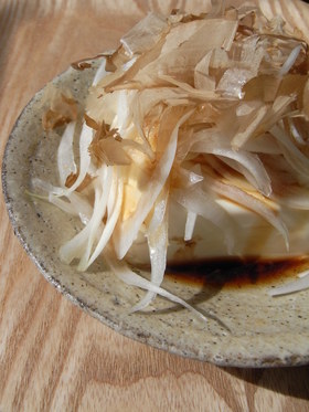 新玉ねぎの冷奴