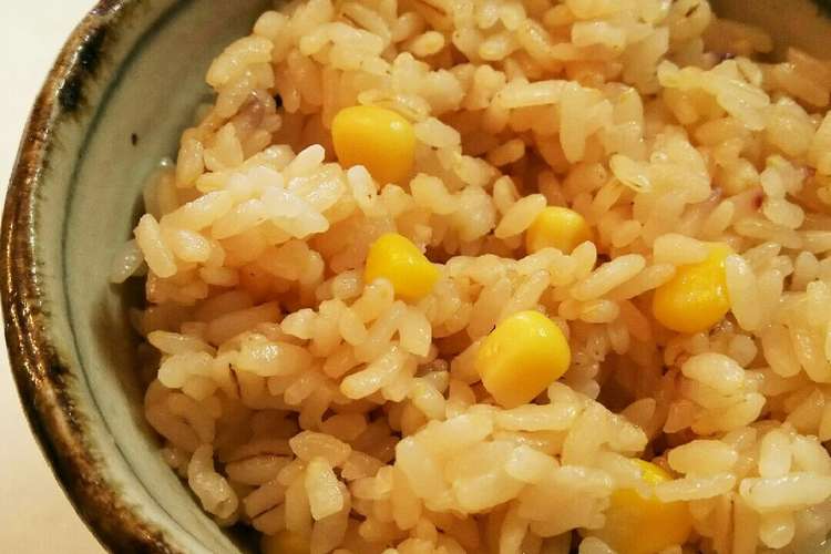 缶詰とうもろこし の炊き込みごはん レシピ 作り方 By Msgnb1 クックパッド 簡単おいしいみんなのレシピが357万品