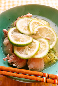 ☺簡単おかず♪鶏肉と白菜の塩レモン煮☺
