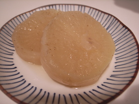 大根だけの煮物
