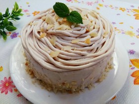 オシャレだけど簡単…モンブランケーキ☆