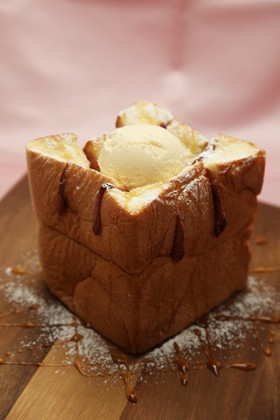 簡単 生チョコハニートースト