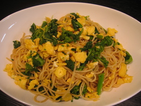 ☆菜の花畑のパスタ☆