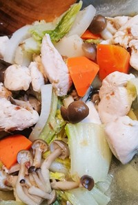 鶏肉と白菜の美味しい旨煮(塩麹)