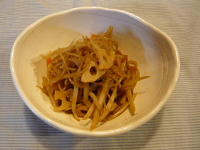 根菜としらたきのなます