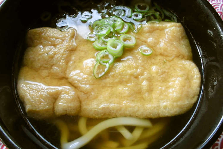 再現 はなまるうどん きつねうどん レシピ 作り方 By 花時計咲いた クックパッド 簡単おいしいみんなのレシピが355万品