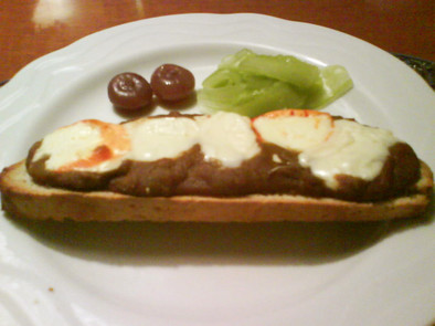 カレーチーズトースト★リメイクの写真