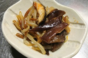 キクラゲとキノコの常備肴ナムル
