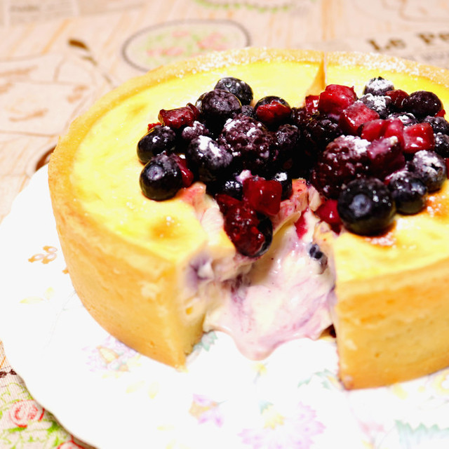 Pablo風 ベリーとろとろチーズケーキ レシピ 作り方 By パンダワンタン クックパッド