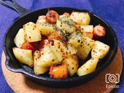レンジで時短!簡単一口ジャーマンポテトの写真