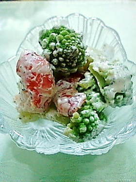 珍しい野菜♪レンザンのマヨネーズ和え