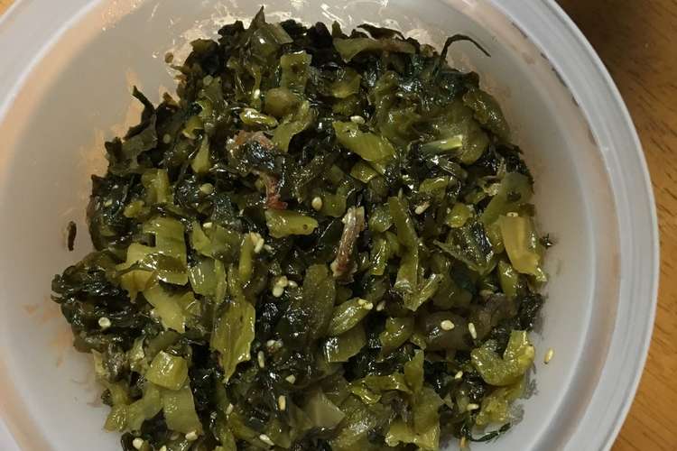 九州高菜漬物で簡単 めちゃ旨 レシピ 作り方 By クック29q0 クックパッド 簡単おいしいみんなのレシピが378万品