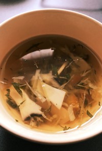 和風野菜スープ(プチッと鍋使用)