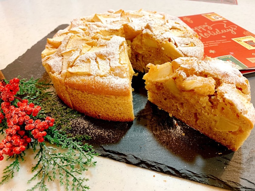 簡単なアップルフルーツケーキのレシピ