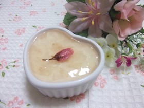 簡単✽マシュマロで桜フロマージュ