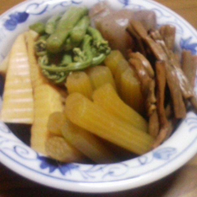 ぜんまいとわらびとふきの煮物 レシピ 作り方 By Ivuponta クックパッド 簡単おいしいみんなのレシピが350万品