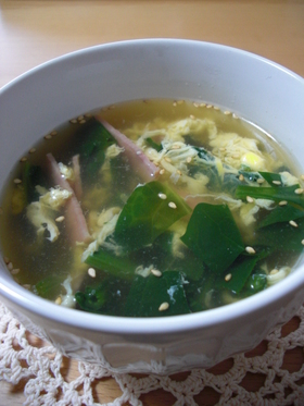 ほうれん草のスープ