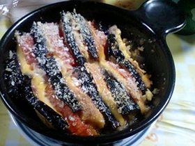 たっぷり野菜のパン粉焼き