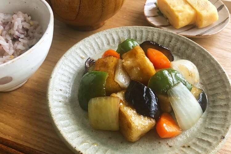 高野豆腐と野菜の甘酢炒め レシピ 作り方 By つな子 クックパッド 簡単おいしいみんなのレシピが360万品