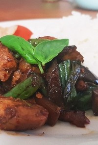 タイ風 豚とインゲン豆バジル炒め 海外